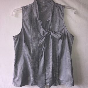 Old Navy Tie Up Collared Blouse